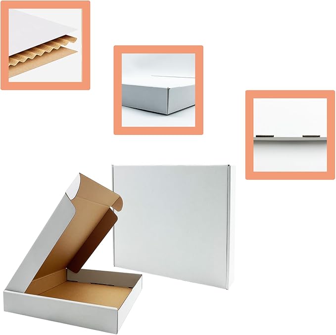 13x11x2 Inches Shipping Boxes Set of 25, E-Commerce Packaging Mailing Boxes - Image 5