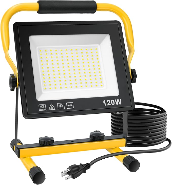 120W Led Work Light, 12000LM Portable Work Light by Unknown