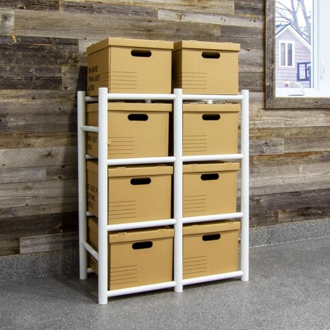 PROSLAT 65004 Bin Warehouse 8 File Box/Tote Storage System - Image 2