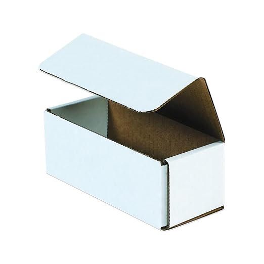 BOX USA Shipping Boxes Medium 14"L x 4"W x 4"H 50-Pack by BOXUSA