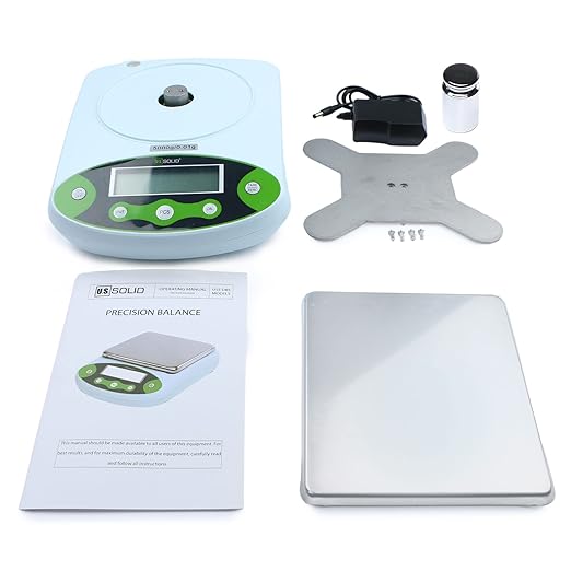 U.S. Solid Digital Analytical Balance 500g x 0.01g, High Precision Lab Scale - Image 8