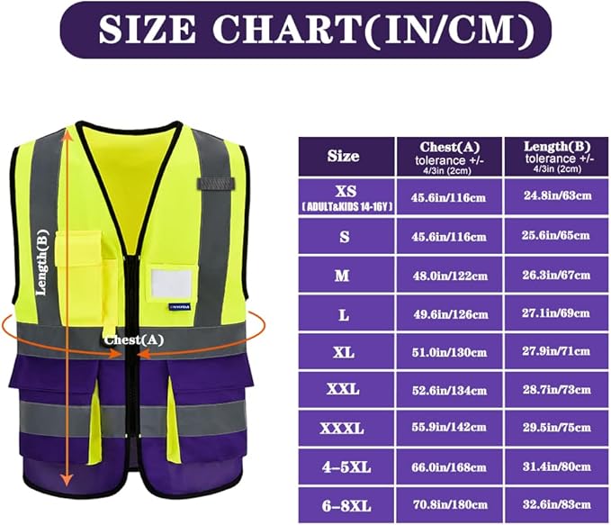 A-SAFETY high vis vest - Image 2