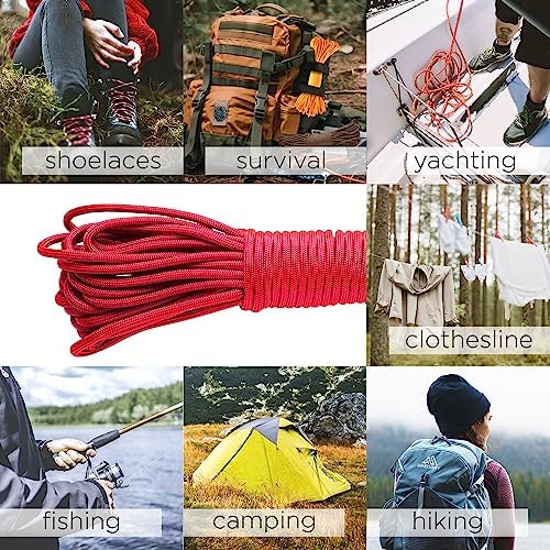 Paracord Rope 550 lb 4mm – Parachute Cord – Utility Camping Rope - Image 6