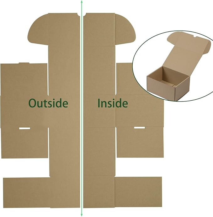 8x6x4 Inches Shipping Boxes Set of 20 - Image 4