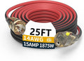 25FT 14/3 Gauge Heavy Duty Outdoor Extension Cord Waterproof by primoWire