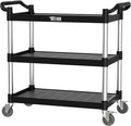 TUFFIOM Plastic Service Utility Cart by TUFFIOM