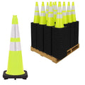 380 Pack 28" Inch Lime Traffic Safety Cones by TRAFFIC+KONTROL