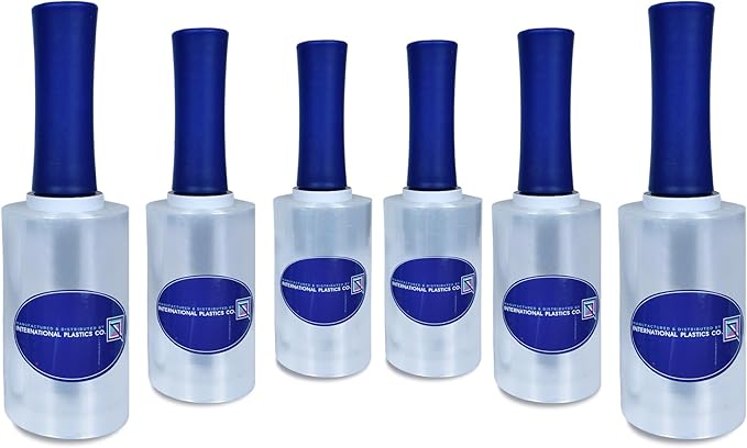 International Plastics Co. 6 Pack of 5" Plastic Stretch Film Wrap by InternationalPlasticsCo