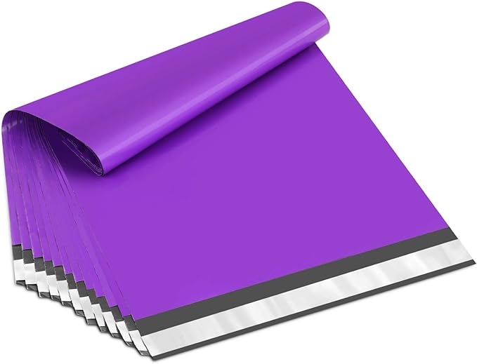 UCGOU Poly Mailers 14.5x19 Inch Purple 100 Pack Large Shipping Bags #7 Strong by UCGOU