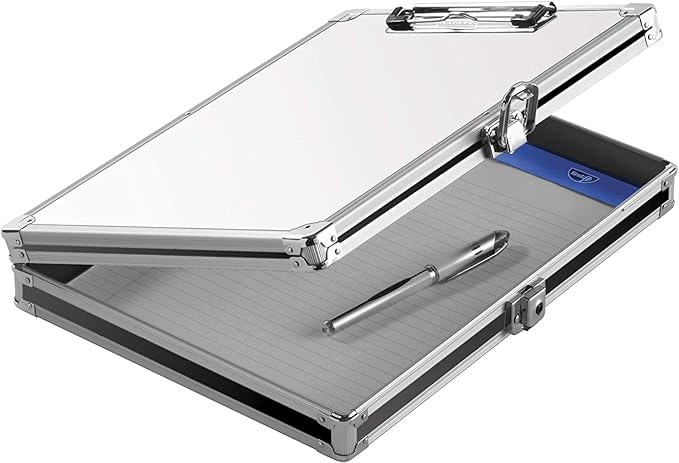 Vaultz Whiteboard Locking Storage Clipboard, Holds 8.5 x 11 Sheets - Image 7