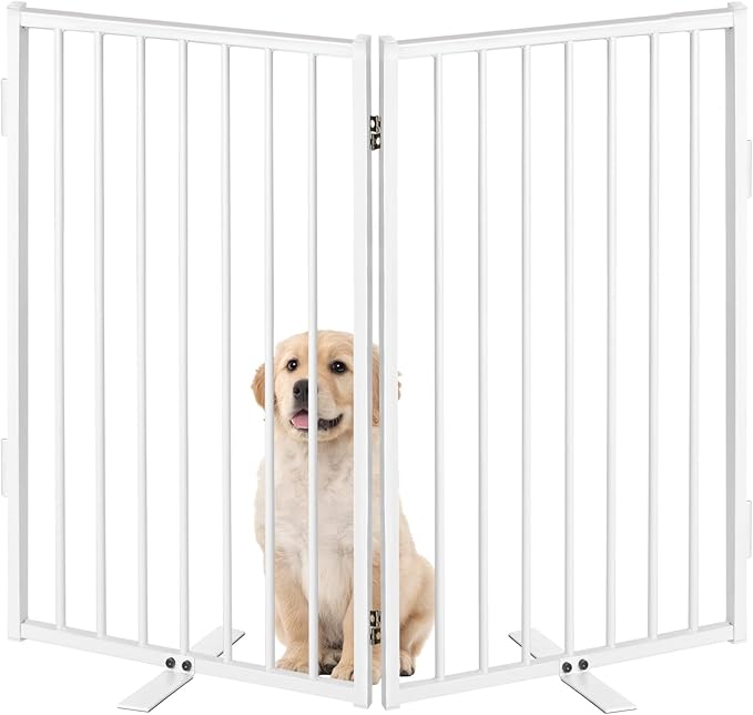Metal Freestanding Dog Gates by WeLovePetsAsMuchAsYouDo