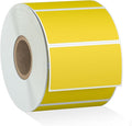 Misofuki 2.25" x 1.25" Yellow Direct Thermal Barcode Labels 1000 Pcs by Misofuki
