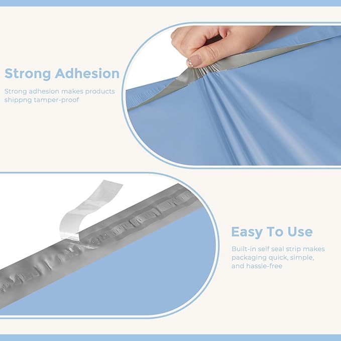 Metronic Poly Mailers 14.5x19 400pcs, Large Shipping Bags - Image 3