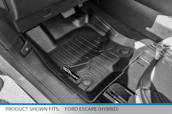 SMARTLINER Custom Floor Mats and Cargo Liner Behind 2nd Row Compatible - Image 2