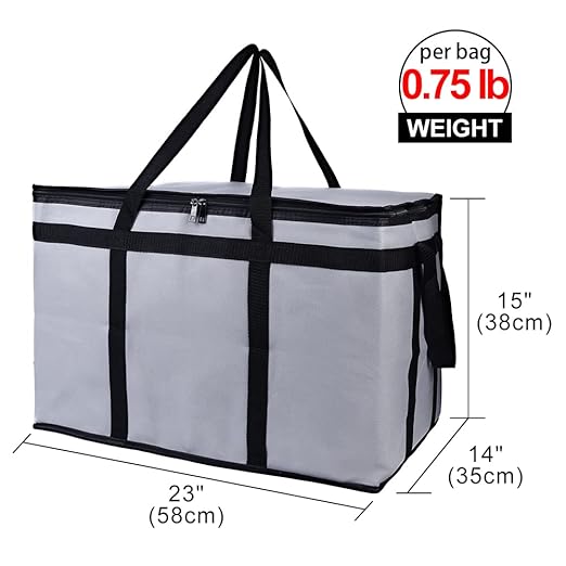 Bodaon 5-Pack Insulated Food Delivery Bag - Image 2