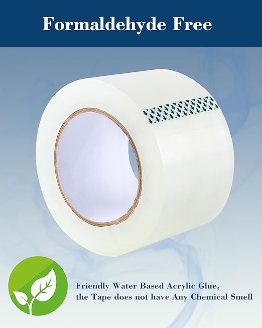Lichamp Heavy Duty Packing Tape 6 Rolls, Wide Packaging, 3 in. x 90 Yd. - Image 4
