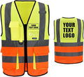 A-SAFETY High Visibility Reflective Safety Vest Customize Logo by A-SAFETY