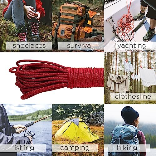 Paracord Rope 550 lb 4mm – Parachute Cord – Utility Camping Rope - Image 6