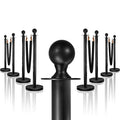 8PCS Black Stanchions Posts by Focusonmodernpracticalhome