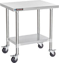 DuraSteel 30x24 NSF Stainless Steel Cart Work Table by DuraSteel