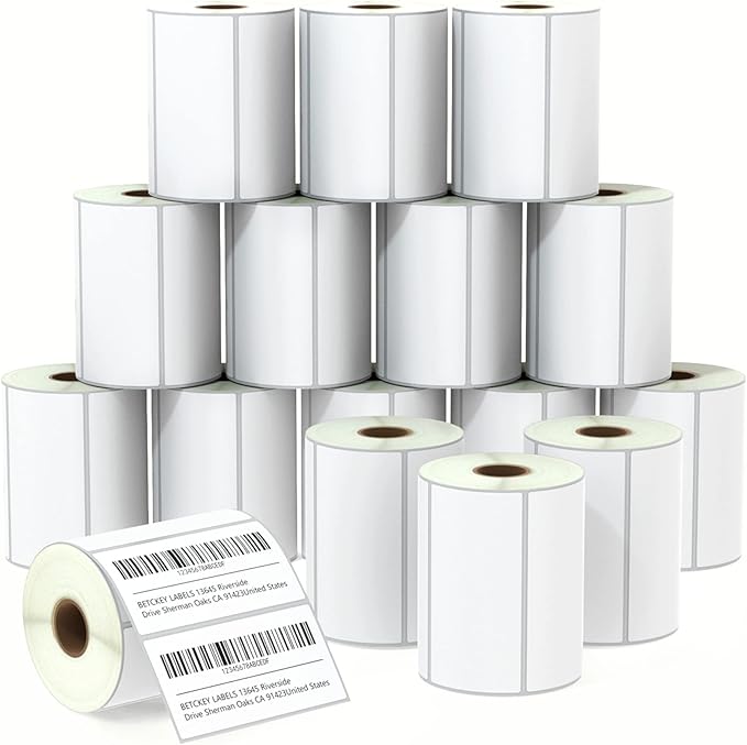 BETCKEY - 4" x 2" Barcode Shipping & Multipurpose Labels Compatible by BETCKEY