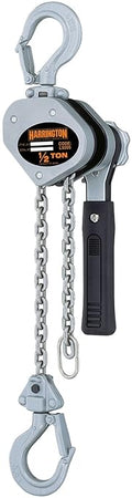 Harrington LX Lever Hoist, Hook Mount, 1/4 Ton Capacity, 8.1" Headroom by KennedyWireRopeSlingCo