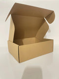 Rong Yang Tong 13x11x5 Inch Set of 18 Pack Brown Corrugated Shipping Boxes by rongyangtong