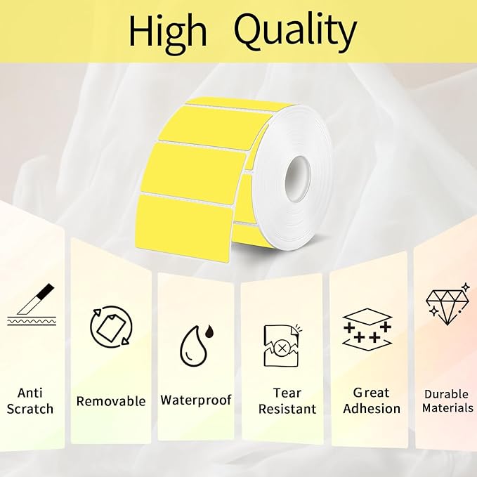 2x1 Inch Thermal Labels, Waterproof Thermal Printer Stickers, Self-Adhesive - Image 2
