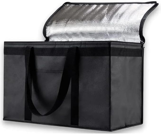 Heavy Duty, Insulated Food Delivery Bag, XXXL Pizza Delivery Bags, Grocery - Image 2