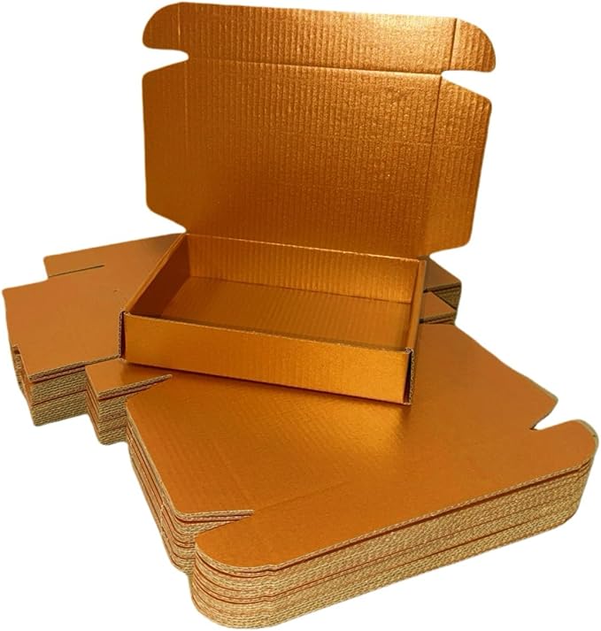 12 Pcs 14.2 x 11.8 x 2.4 inches Large Szie Corrugated Cardboard Gift Boxes - Image 3