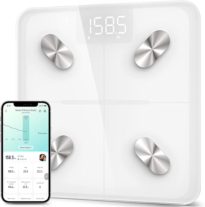 Etekcity Smart Scale for Body Weight and Fat Percentage, Digital Bathroom by Etekcity