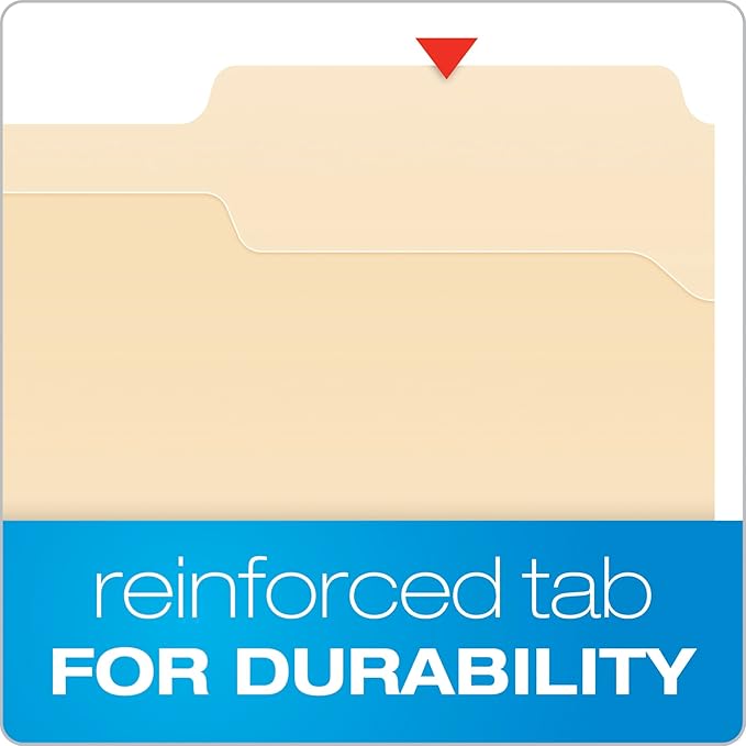 Pendaflex Fastener Folders, 2 Fasteners, Letter Size, 1/3 Cut Tabs, in Left - Image 5