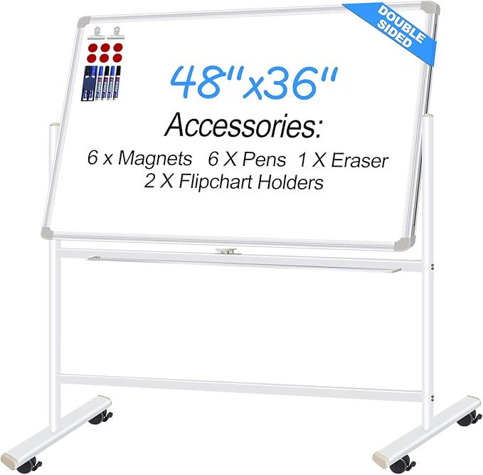 Dry Erase Board with Stand by CALENBO
