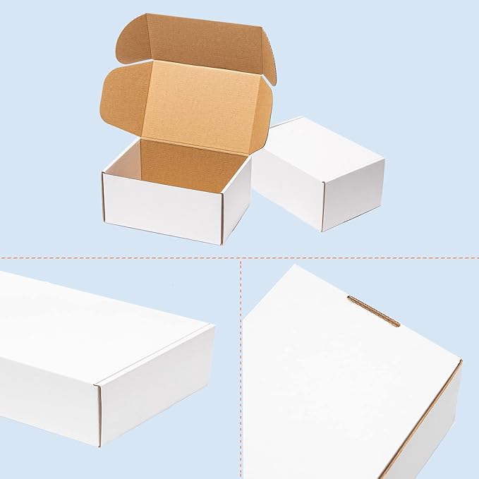 White Shipping Boxes 6x4x3" 60 Pack - Image 4