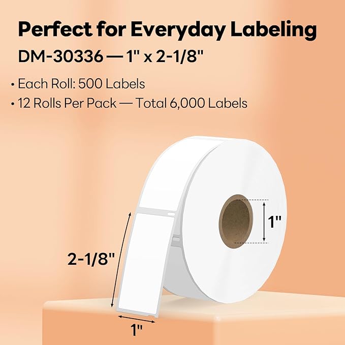 Compatible DYMO 30336 Direct Thermal Multipurpose Labels, Address & Barcode - Image 2