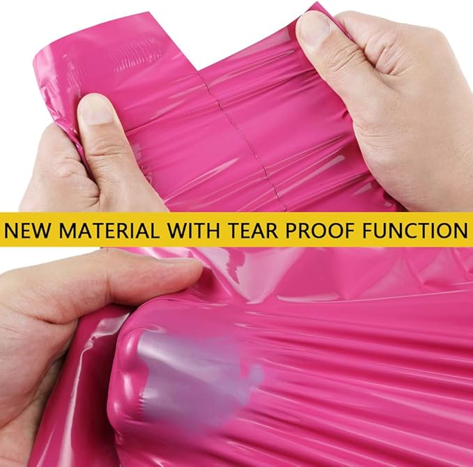UCGOU Poly Mailers 19x24 Inch Hot Pink 50 Pack Extra Large Shipping Bags Strong - Image 4