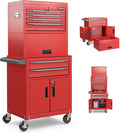 Goplus Tool Chest, 6 Drawers 3-in-1 Extra Large Tool Storage Cabinet by Goplus