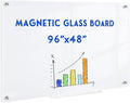 Magnetic Glass Whiteboard, Classroom by QUEENLINK