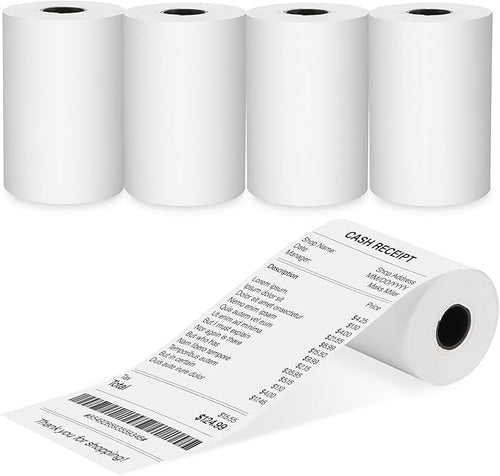 2 1/4 x 50 Thermal Receipt Paper Rolls, POS Cash Register Paper Rolls, BPA Free by lelulebel