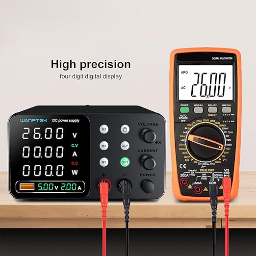 DC Power Supply Variable, 120V 3A Adjustable Switching Regulated Bench Power - Image 8