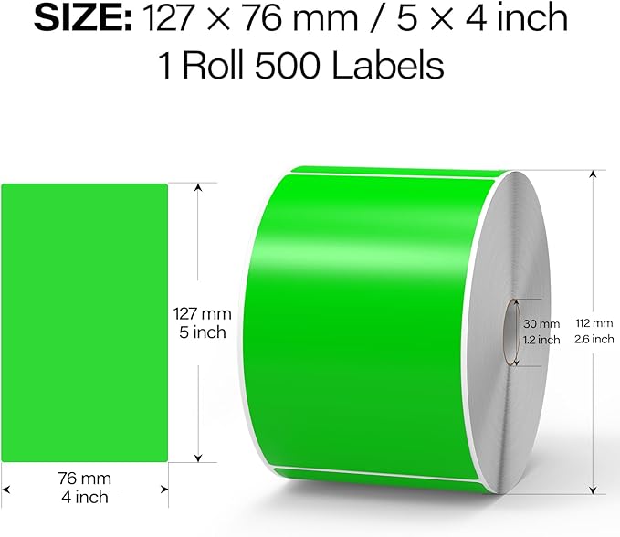 500 Pcs Large Moving Labels for Boxes 3 ×5 Inch Vinyl Self Adhesive Rectangle - Image 2
