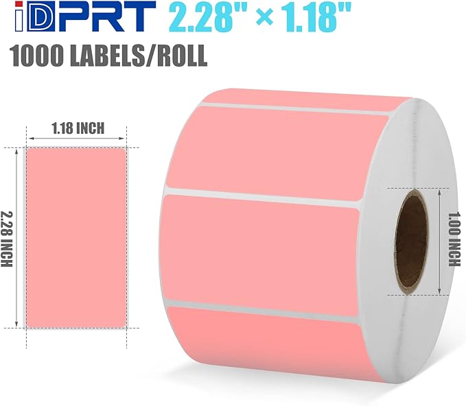 iDPRT 2.28' 1.18' Multi-Purpose Direct Thermal Labels, Self-Adhesive Thermal - Image 2