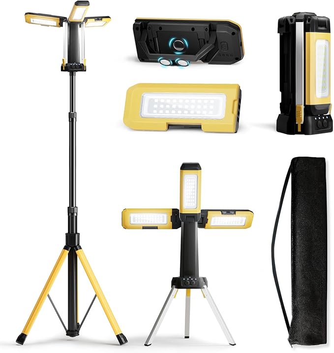 10000mAh Rechargeable LED Work Light by mlogiroa