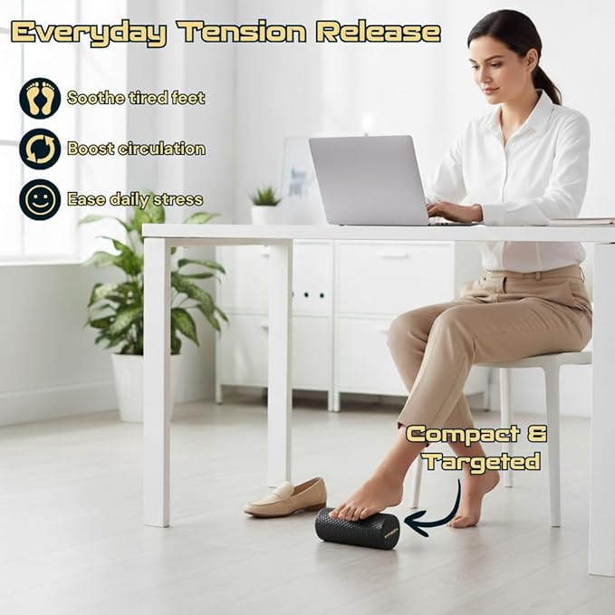 Fitizen Foam Roller – Muscle Massage Rehab Stiff Back Pain Physical Therapy - Image 4