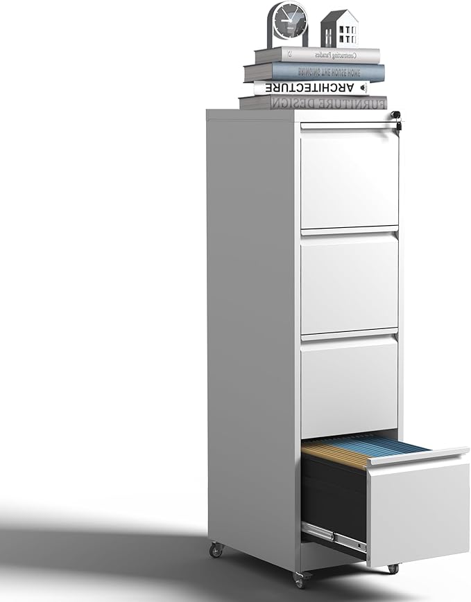 4-Drawer Mobile File Cabinet by EKJOfficials
