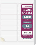 NextDayLabels – 4" x 1-1/3" Rectangular Sticker Labels by NextDayLabels