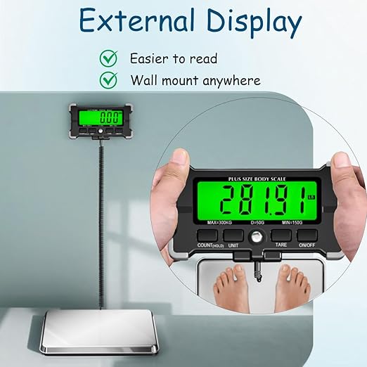 Urby Extra Wide Scale for Body Weight, Talla Extra Balanzas para Pesar Personas - Image 3
