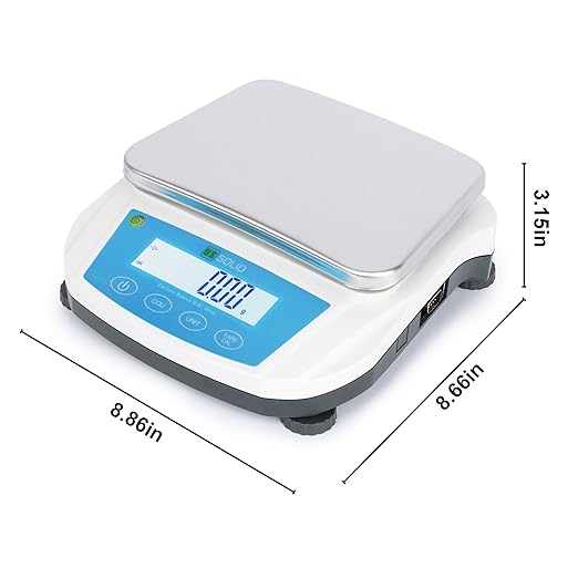U.S. Solid Precision Lab Scale 5000g x 0.01g Analytical Balance RS232 Interface - Image 5