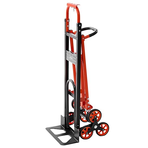 VEVOR 3 in 1 Industrial Convertible Stair Climbing Cart, 770 lbs Max Load - Image 9