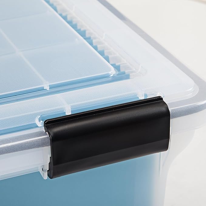 IRIS USA File Box WeatherPro File Organizer Plastic File Box - Image 9